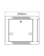 Adastra Rc6u450 6u 19in Rack Cabinet 450mm Deep