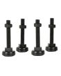 Adastra Rcf-4 Adjustable Feet For Rack Cabinets - Set Of 4