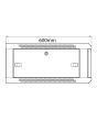 Adastra Rc4u600 Rack Cabinet 4u X 600mm Deep
