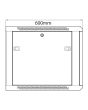 Adastra Rc9u600 9u 19in Rack Cabinet 600mm Deep