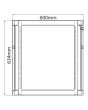Adastra Rc12u600 Rack Cabinet 12u X 600mm Deep