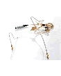 Trantec MIC-X22-P-R HM-22 Headworn Hi-Q Microphone Beige with 12dB pad