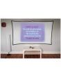 Electrovision 100" Foldable Projector Screen Curtain 16:9