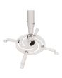 White Ceiling Mount Projector Bracket Height Adjustment 660-1120mm