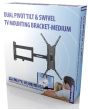 Dual Pivot Tilt & Swivel TV Mounting Bracket (Screen Size 13-47 inch)