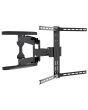 Dual Pivot Tilt & Swivel Curved TV Screen Mounting Bracket 37-80" 
