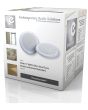 2x White Marine Bathroom Kitchen Ceiling Speakers 