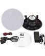 Bluetooth Ceiling Speakers Kit 6.5in  For Kitchen, Bathroom, Shop