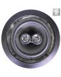 e-audio 6.5 inch 2Way Round Ceiling Speakers, Offset Tweeters 120W