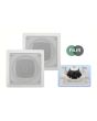 E-audio 8" 2 Way Ceiling Speakers 8ohms 180W White
