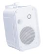 E-audio 3.5" 2 Way Mini Speakers 8ohms 100W White Pair