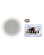 Home Club Pub 8 Ohm Fast Fit 6.5 Ceiling Speaker With Built-in Tweeter 50W