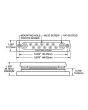 Blue Sea Systems 2300-BSS, 10-Gang 150A ,Common BusBar with Cover