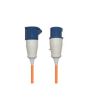 16A High Current Extension Lead With Orange 2.5mm Cable 25m