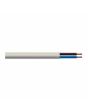 White Cable Round 2 Core 1mm Pvc Flex 10a 3182y