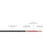 Eagle Turbo 2- Single Core  Screened  / Install Cable Black 1 x 0.22mm