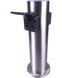Outdoor Chrome Twin Mains Socket Post