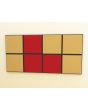 6 x Acoustic Sound Proofing 60 x 60 x 5CM FABRIC FACED TILE Natural