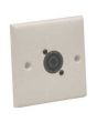 AV Wall Plate With 1 x Speakon  NL4MP) Speaker Connector