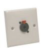 AV Wall Plate With 1 x Locking Jack Socket (NJ3FP6C)