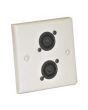 AV Wall Plate With 2 x Speakon  NL4MP) Speaker Connector