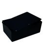 Shatter Proof Abs Project Box With Screws Black 85x130x216