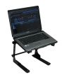 Soundlab DJ Computer Compact Fixed Height Laptop Stand inc Carry Case