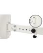 White 35mm Heavy Duty Adjustable Speaker Wall Bracket (Pair)