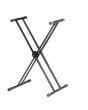 Height Adjustable Twin X Frame Keyboard Stand with Quick Release