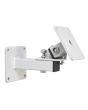 Heavy Duty Audio Speaker Wall Bracket Holder with Tilt and Turn - White