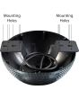 Half Mirror Ball with Built In Motor G007PD