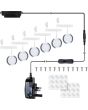 Eagle Warm White 12V Set of 6 Puck/Under Counter Lights
