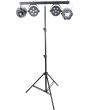 FX Lab 4-Way DJ Light Stand Set