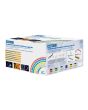 90m Ice White Static LED Rope Light Kit With Wiring Accessories Kit 