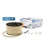 90m Ice White Static LED Rope Light Kit With Wiring Accessories Kit 