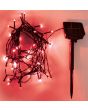 RED LED Solar Powered Outdoor String Lights 500 LED's 50M Length