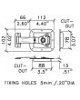Flightcase Medium Zinc Recessed Valance Spanning Overlatch in 13mm Deep Dish