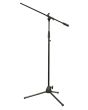 NJS Microphone Stand Black Metal Microphone Stand With Boom Arm
