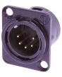 Neutrik Nc5md-l-b-1 Male  5 Pin Xlr Chassis Connector