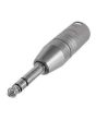 Neutrik Na3mp 3 Pin Xlr Male To 6.35mm Stereo Jack Plug Adaptor