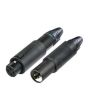 Neutrik Nc3fm-c-b Convertcon 3 Pole Unisex Xlr Connector Adaptor