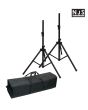 New Jersey Sound Corp 35mm Speaker Stand Package 2x Stands plus Bag
