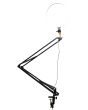 LED 360 Selfie Ring Light with Boom Arm and Mounting Clamp