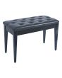 Black Piano Or Keyboard Bench With Storage Compartment