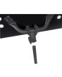 NJS Black Perforated Sheet Music Stand with Height  Angle Adjustment