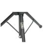 NJS Black Perforated Sheet Music Stand with Height  Angle Adjustment