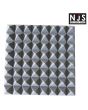 New Jersey Sound Acoustic Foam Tiles (Style Pyramid Colour Grey)
