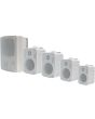 White Wall Bookshelf 100v 8ohm 5inch Pair Speakers, P602HE