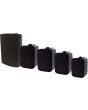 Black Wall Bookshelf 100v/8ohm 6.5inch Pair Speakers