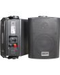 Eagle 40W 6.5" 100v Line or 8 Ohm Outdoor Black Speaker (Pair)